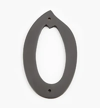Script Cast Brass House Numbers