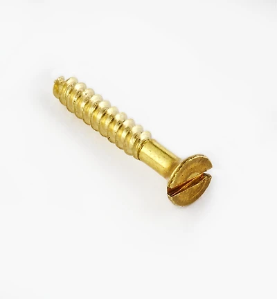 Vis à tête fraisée no en laiton