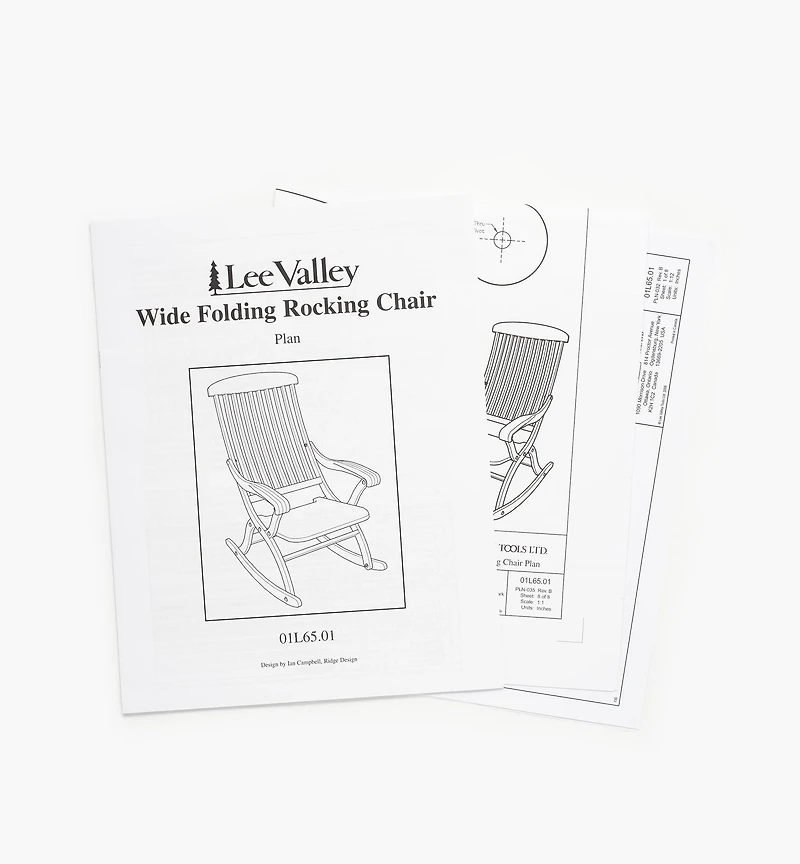 Wide Folding Rocking Chair Plan
