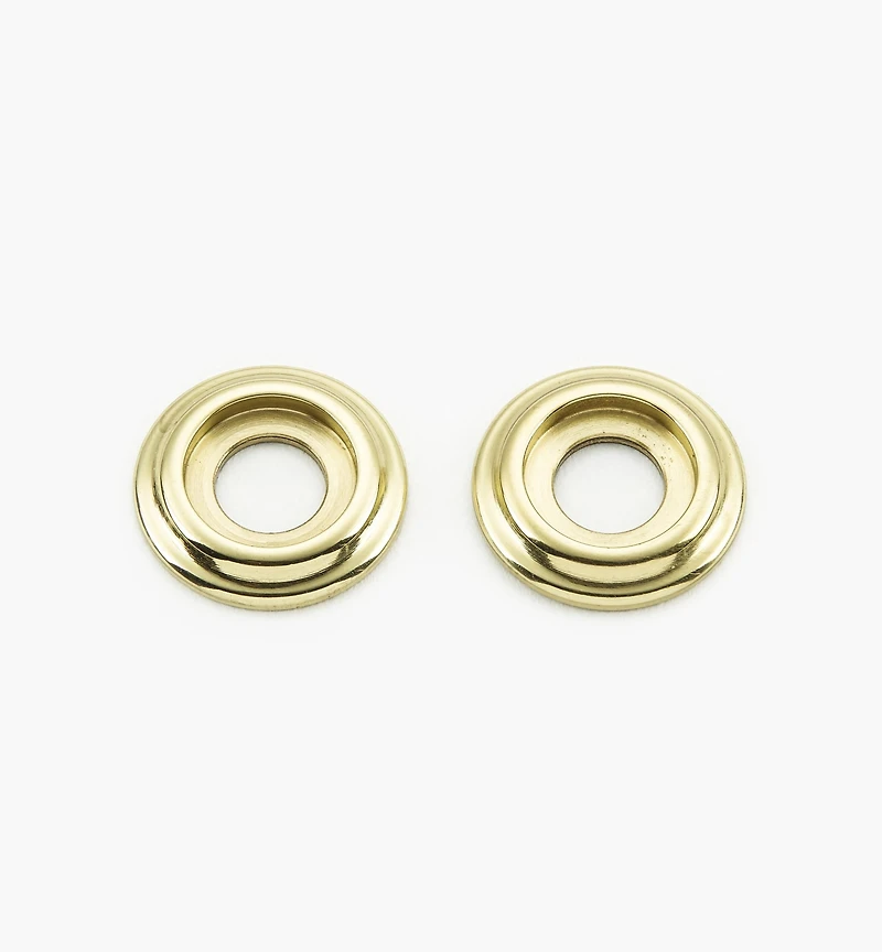 Cast Brass Handle Spacers/Escutcheon Plates