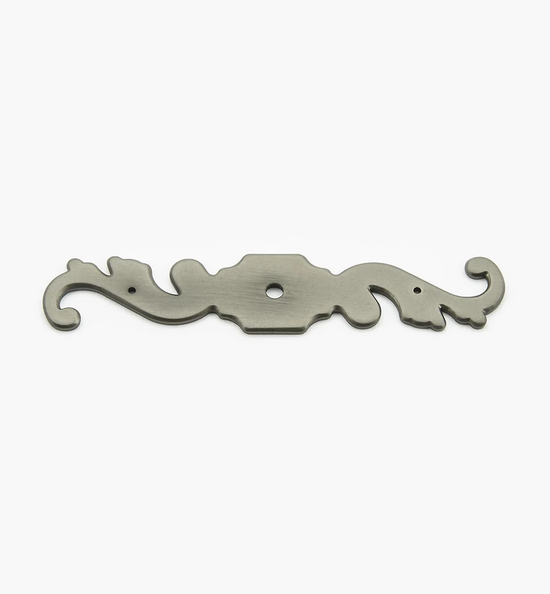 Brass Plate Scroll Escutcheon (#5)