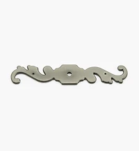Brass Plate Scroll Escutcheon (#5)
