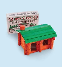 Jeu de construction en rondins de 37 pièces