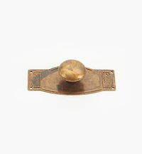 Bouton Art déco sur platine