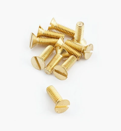 Flat-Head Slot Brass Machine Screws