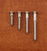 316 Stainless-Steel #10 Flat-Head Screws