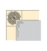 Pull-Out Corner Carousel