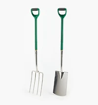 Stainless-Steel Spade & Fork Sets