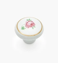 Bouton à motif de rose