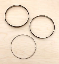 Jeu de 3 lames pour scie à ruban 10 po Rikon