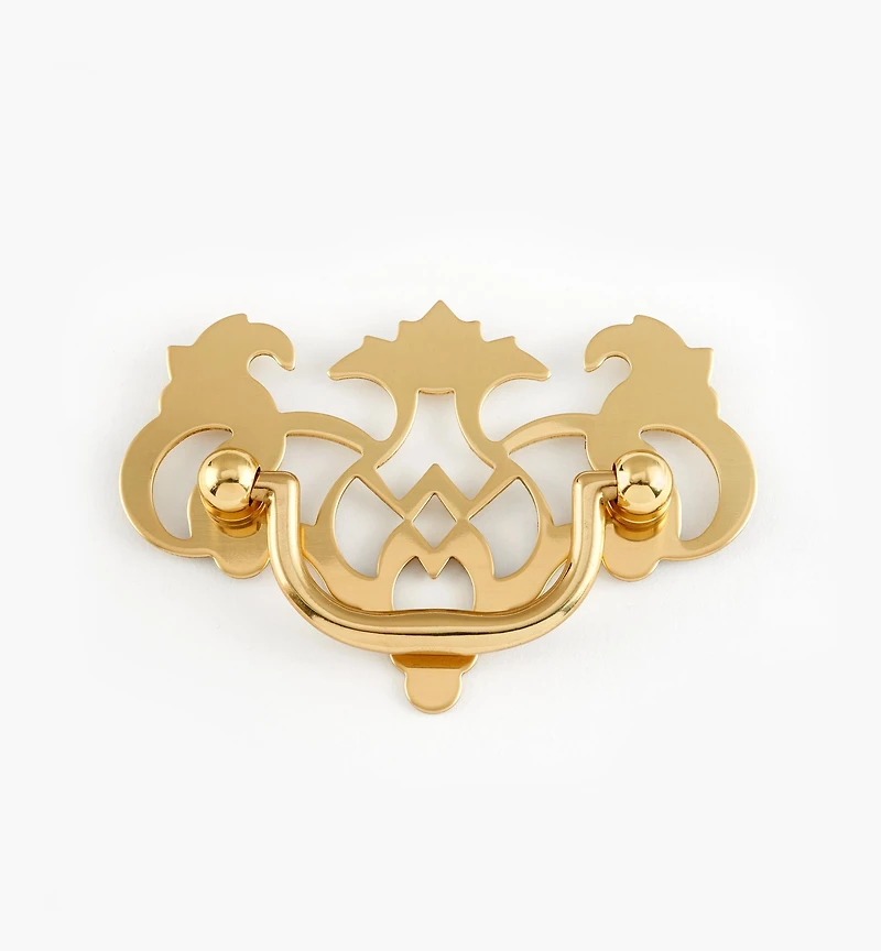 Pierced Brass Cabinet Handles