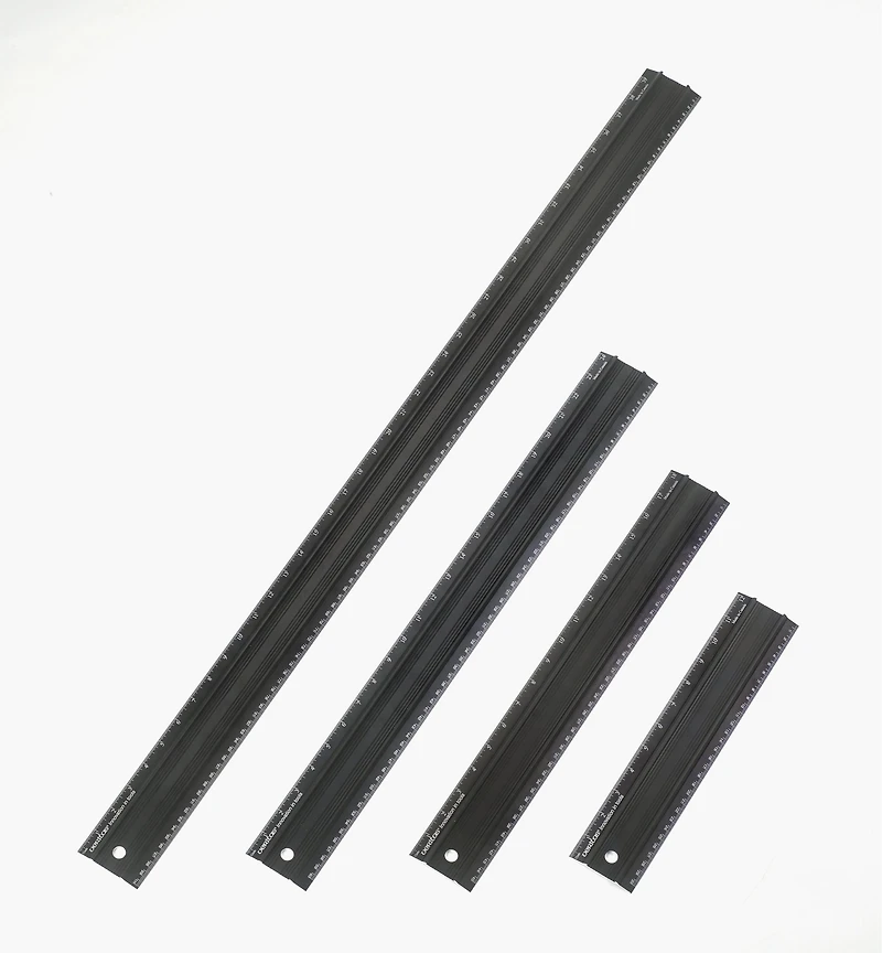 Set of 4 Veritas Imperial/Metric Shop Rules