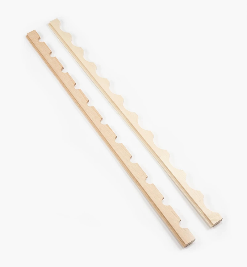 Porte-bouteilles en bois massif