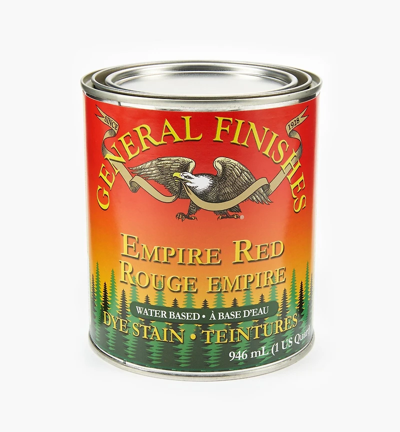Empire Red General Water-Based Dye Stain