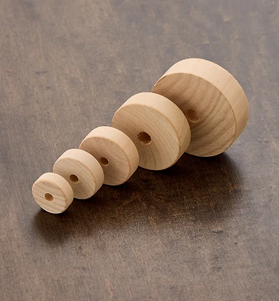 Flat Wooden Wheels