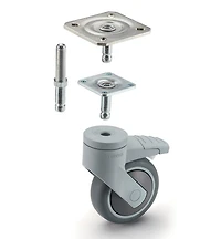 Levina 75mm Steel-Plate Casters
