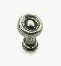 Bright Pewter Round Knobs
