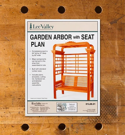 Arbor with Seat Plan