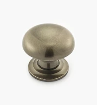 Turned Brass Domed Knobs