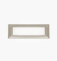 Porte-étiquettes en laiton estampé