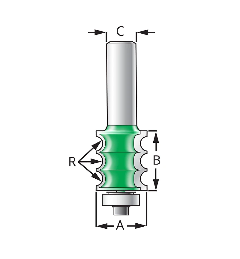 Triple Bead Bits