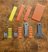 Complete Plastic Razor Blade Scraping Set