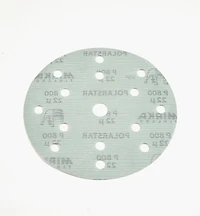 Disques abrasifs autoagrippants à 15 trous Mirka Polarstar, 6 po