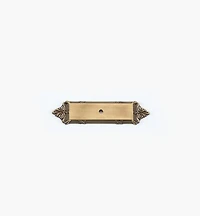 Platine géorgienne rectangulaire pour bouton