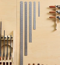 Stainless-Steel Cabinetmaker's Rules