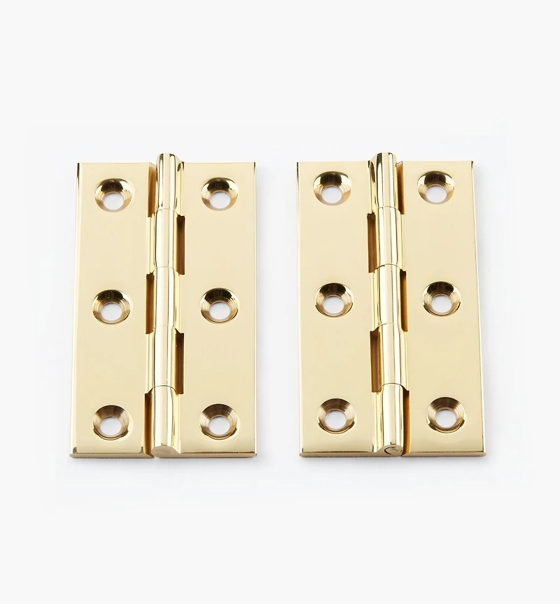 Extruded Brass Fixed-Pin Butt Hinges
