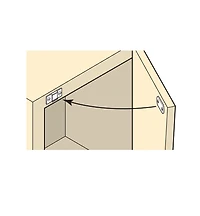 Loquet magnétique mince