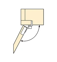 110° Overlay Compact Blumotion Hinges