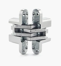 Satin Chrome Heavy-Duty SOSS Invisible Hinge