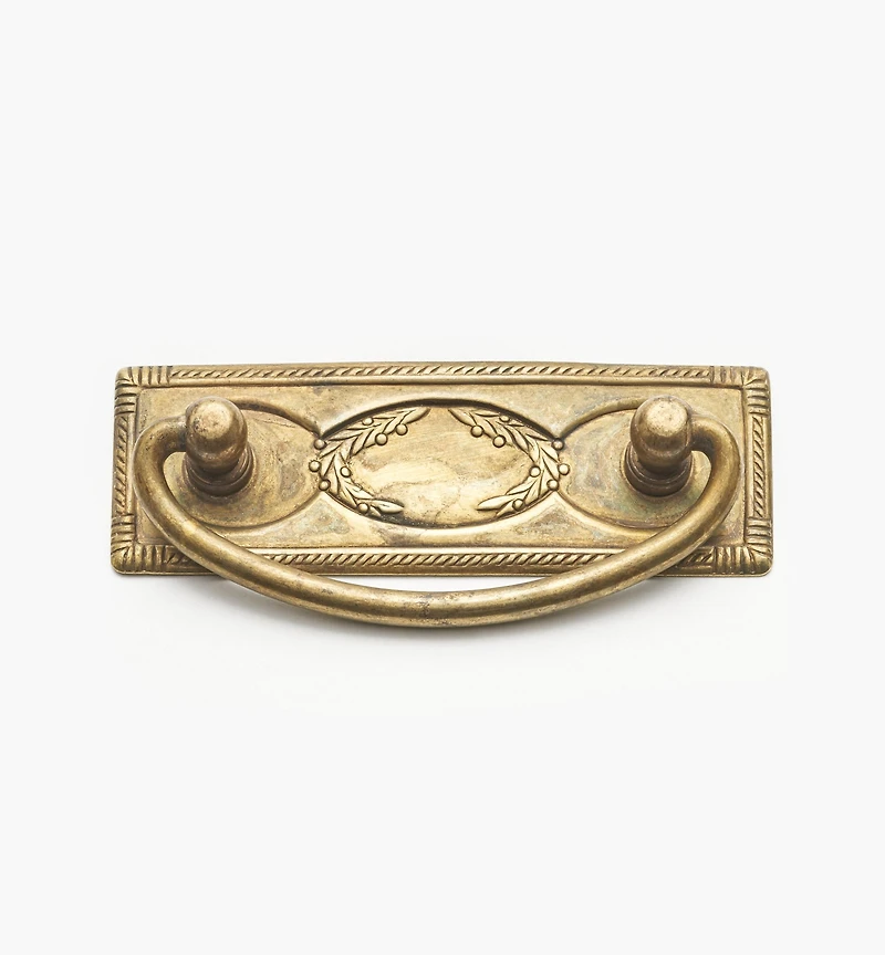 Rope-Edged Rectangular Horizontal Plate Handles