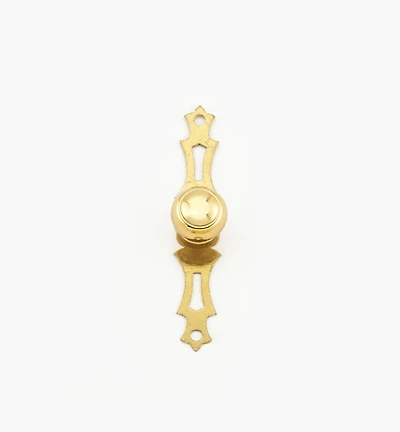 Tansu Brass Plate Knob