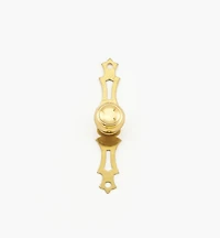 Tansu Brass Plate Knob