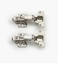 Soft-Close Stainless-Steel Euro-Style Cup 105° Half-Overlay Hinges