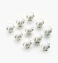Ceramic Embossed Shell Knobs