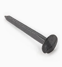 Black Steel Diamond-Head Forged Nails from Clouterie Rivierre