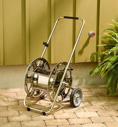 Stainless-Steel Hose Reel Cart