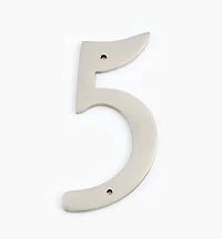 Script Cast Brass House Numbers