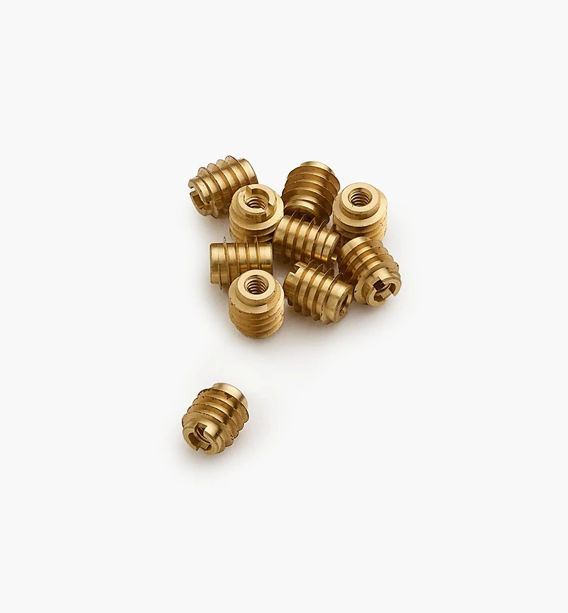 Brass Knife-Edge Insert Nuts