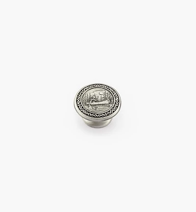 Pewter Canoe Knob
