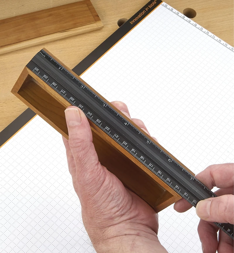 Jeu de 4 règles d'établi en aluminium Veritas