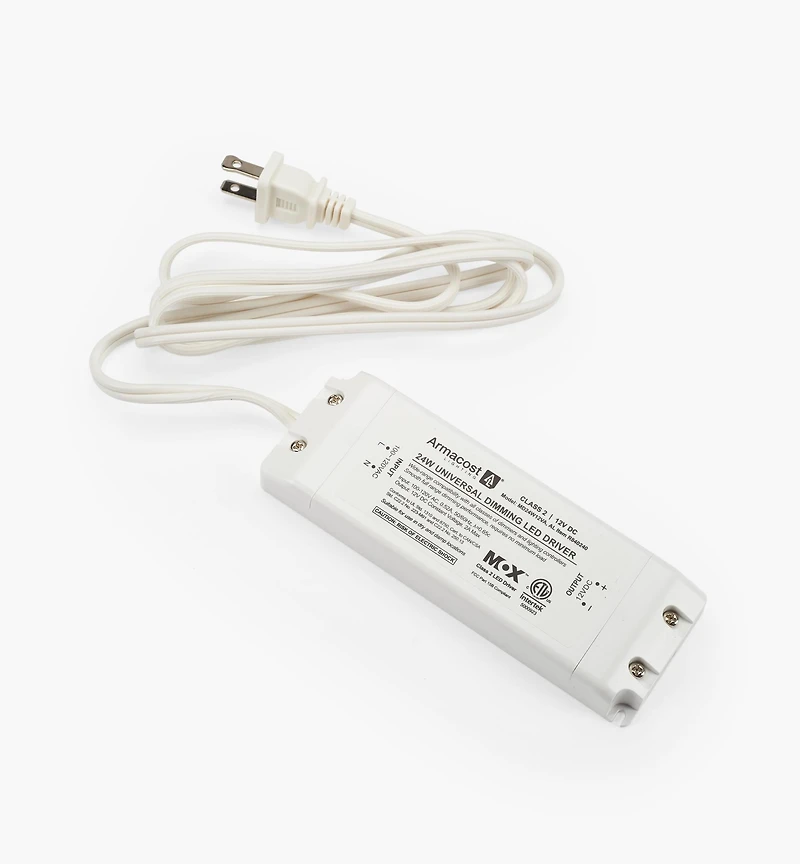 Transformateurs CA à intensité variable pour luminaires DEL blanches (12 V)