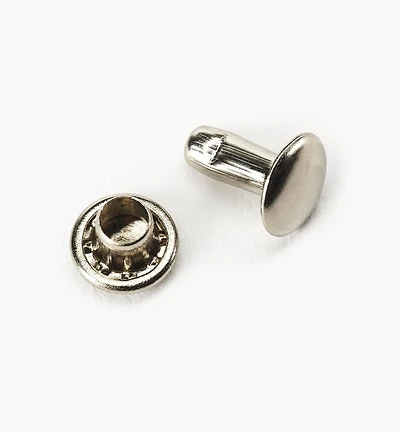 Double-Capped Leatherworking Rivets by ABC Morini