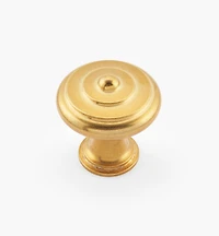 Brusso Brass Concentric Ring Knob