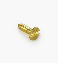 8" #4 Flat-Head Brass Screws