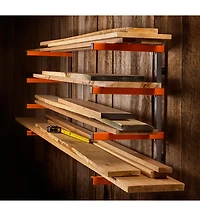Bora Four-Shelf Lumber Rack