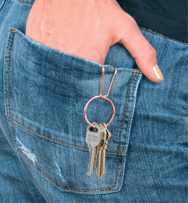 SqueezeRing Key Clip